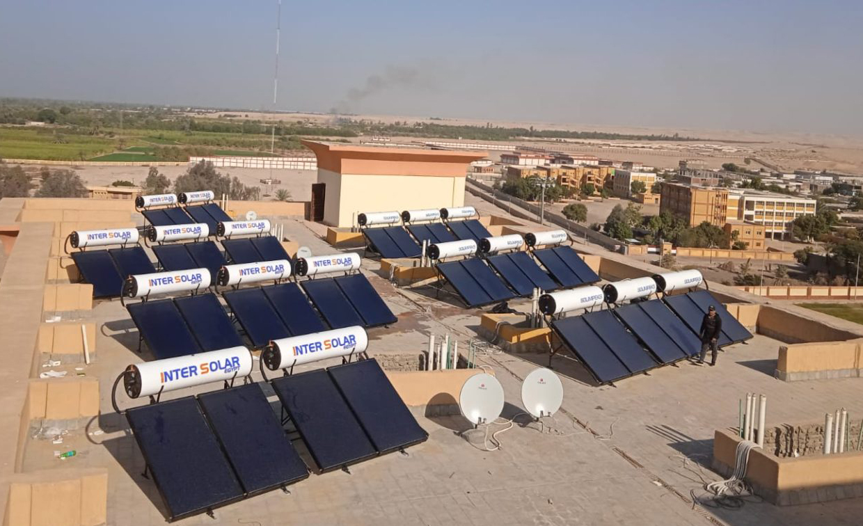 سخانات الطاقة الشمسية سوليمبك من شركة انترسولار ايجيبت
