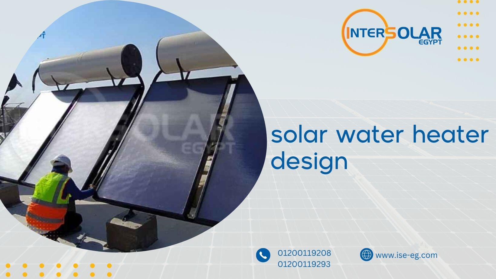 solar water heater design