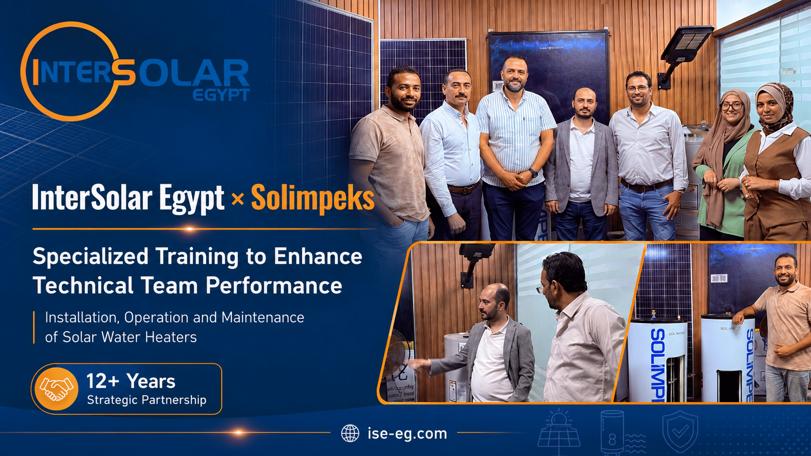 InterSolar Egypt Organizes Technical Training with Solimpeks